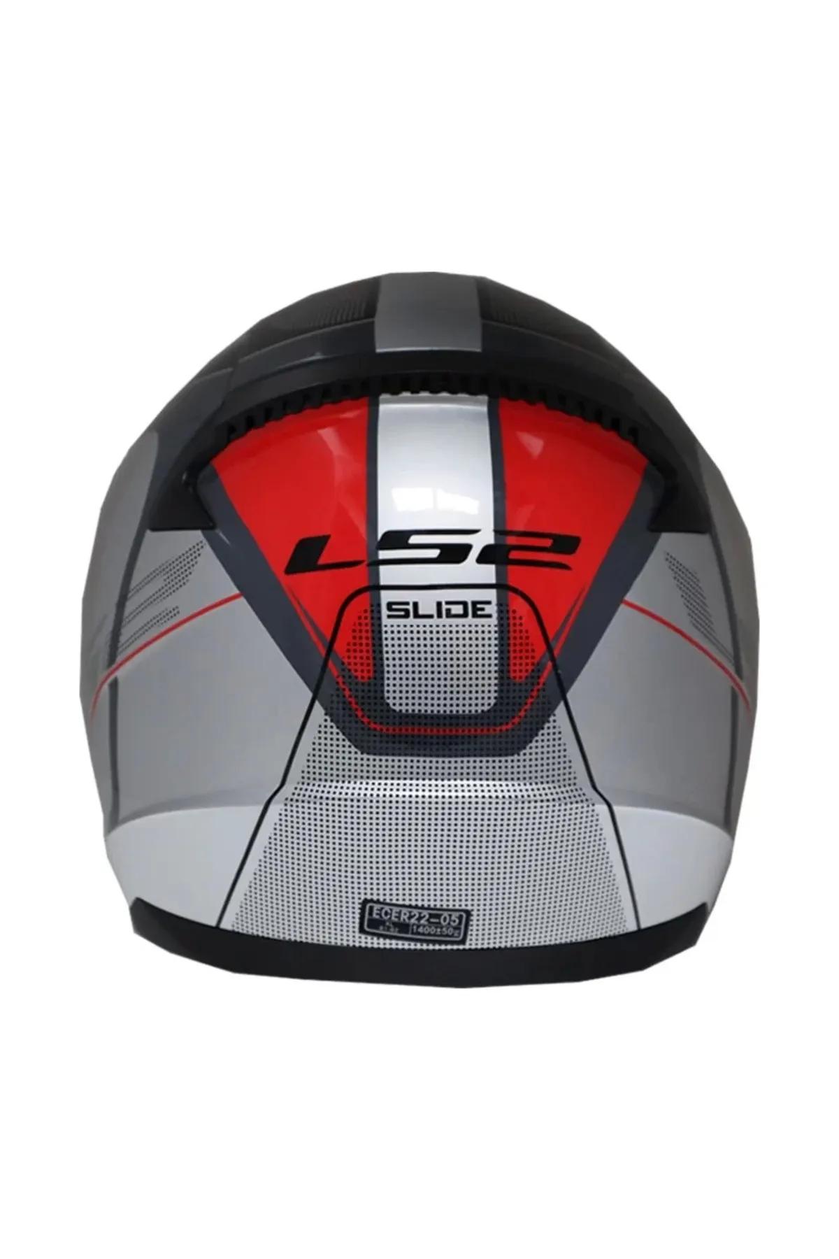 LS2 RAPID SLIDE KAPALI KASK BEYAZ-SİYAH-KIRMIZI LARGE